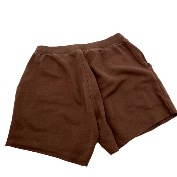 Hours brown sweat shorts - Picture 4 of 5